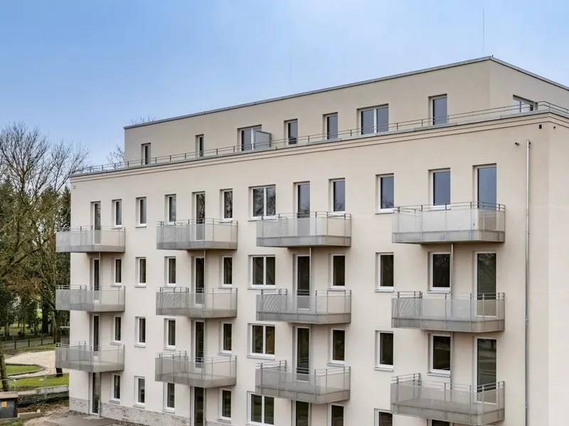*WBS 160/180/220* Helle 3-Zimmer-Neubauwohnung mit Balkon und offenem Wohnbereich — photo 1